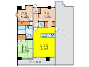 ウエルステ－ジの物件間取画像